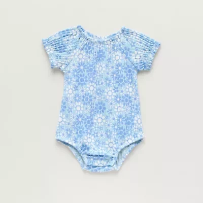 Okie Dokie Baby Girls Short Sleeve Romper