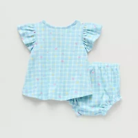 Okie Dokie Baby Girls Flutter 2-pc. Dress Set