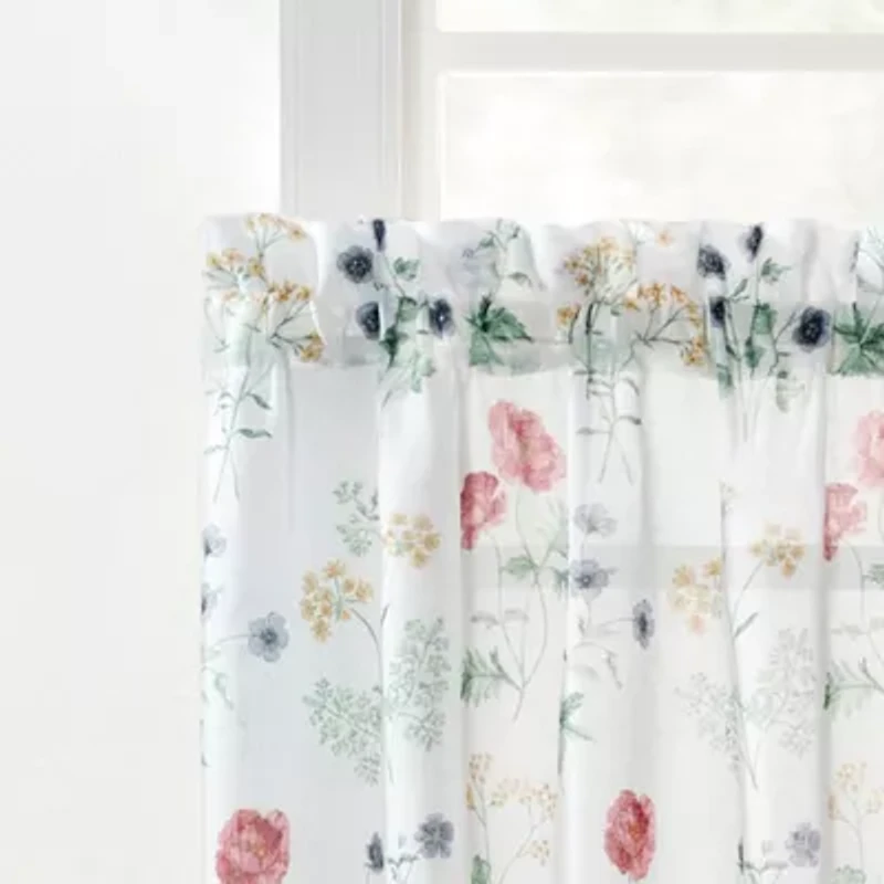 Martha Stewart 2-pc. Rod Pocket Window Tier