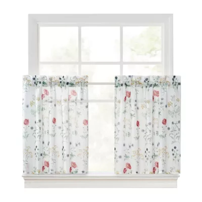 Martha Stewart 2-pc. Rod Pocket Window Tier