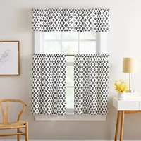 CHF Kiara 3-pc. Rod Pocket Window Tier