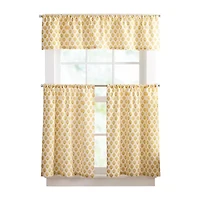 CHF Kiara 3-pc. Rod Pocket Window Tier