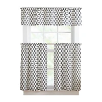 CHF Kiara 3-pc. Rod Pocket Window Tier