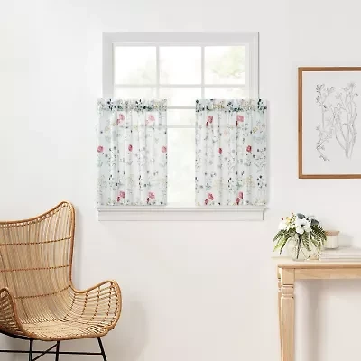 Martha Stewart 2-pc. Rod Pocket Window Tier
