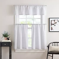 CHF James 3-pc. Rod Pocket Window Tier