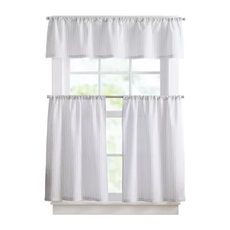 CHF James 3-pc. Rod Pocket Window Tier