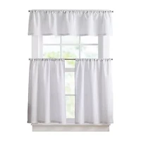 CHF James 3-pc. Rod Pocket Window Tier