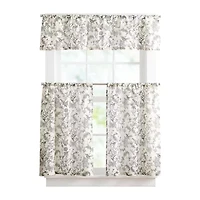 CHF Hummingbird 3-pc. Rod Pocket Window Tier