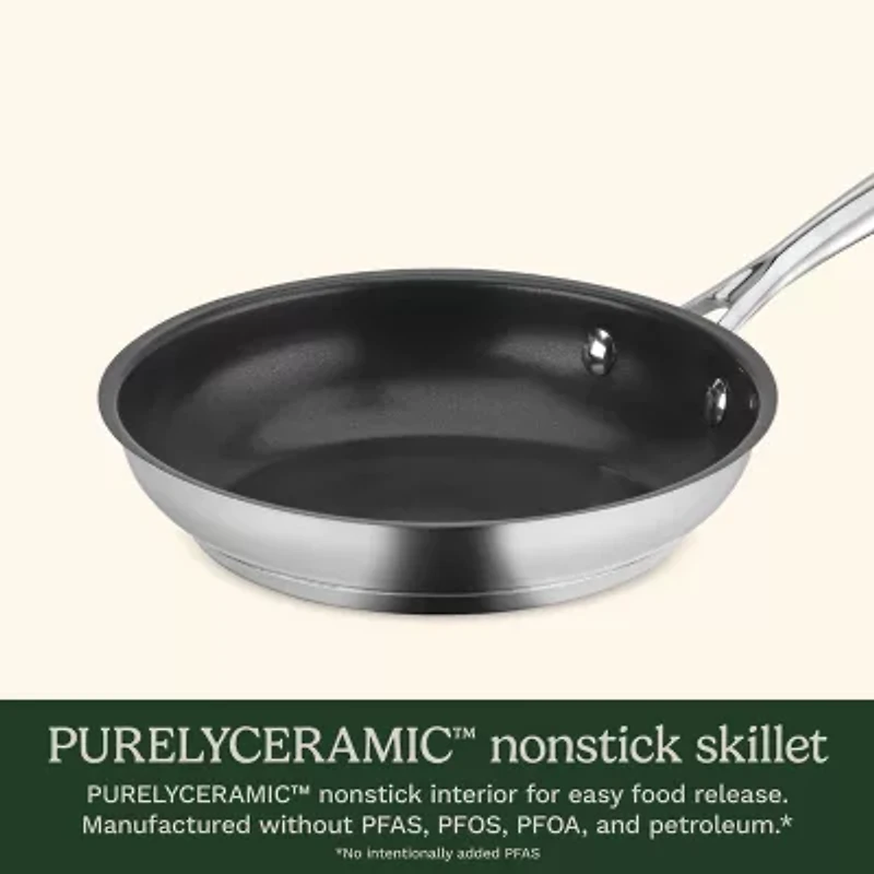 Cuisinart Stainless Steel 2-pc. Skillets Set
