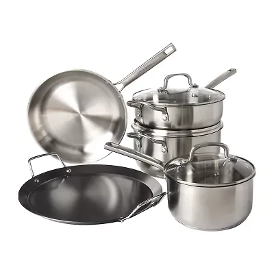 Jenny Martinez Stainless Steel 8-pc. Cookware Set