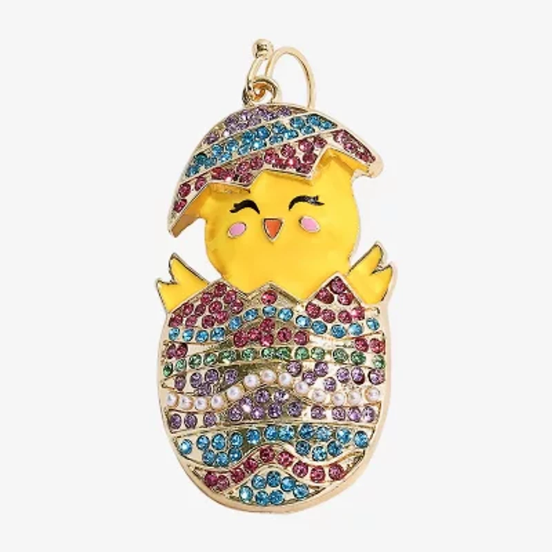 Mixit Easter Egg Baby Chick Womens Drop Earrings