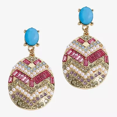 Mixit Easter Egg Womens Drop Earrings