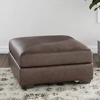 Signature Design by Ashley® Walkerpoint Cushioned Upholstered Ottoman