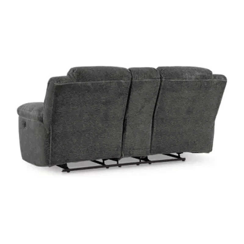 Signature Design by Ashley® Frohn Pad-Arm Motion Upholstered Reclining Loveseat