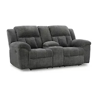 Signature Design by Ashley® Frohn Pad-Arm Motion Upholstered Reclining Loveseat