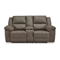 Signature Design by Ashley® Laresview Pad-Arm Motion Upholstered Reclining Loveseat