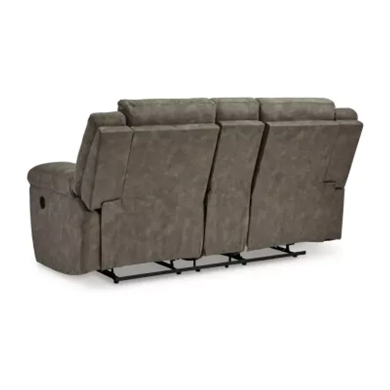 Signature Design by Ashley® Laresview Pad-Arm Motion Upholstered Reclining Loveseat