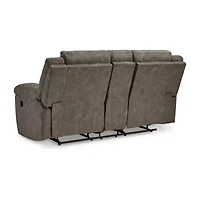 Signature Design by Ashley® Laresview Pad-Arm Motion Upholstered Reclining Loveseat