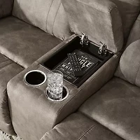 Signature Design by Ashley® Laresview Pad-Arm Motion Upholstered Reclining Loveseat