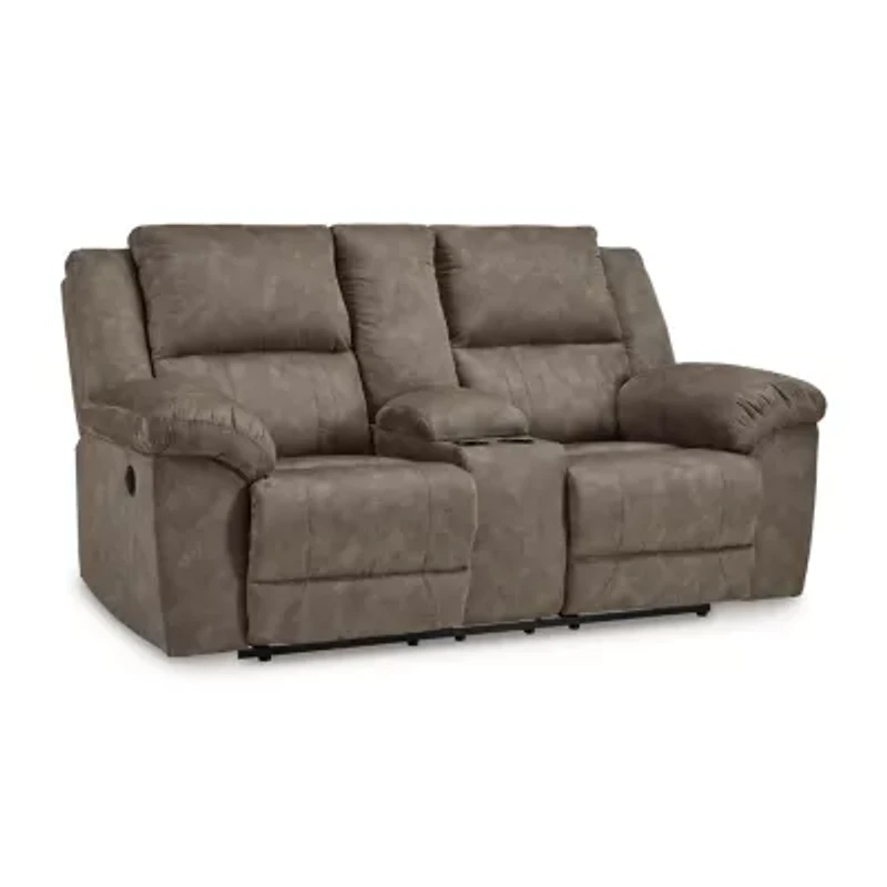 Signature Design by Ashley® Laresview Pad-Arm Motion Upholstered Reclining Loveseat