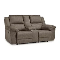 Signature Design by Ashley® Laresview Pad-Arm Motion Upholstered Reclining Loveseat