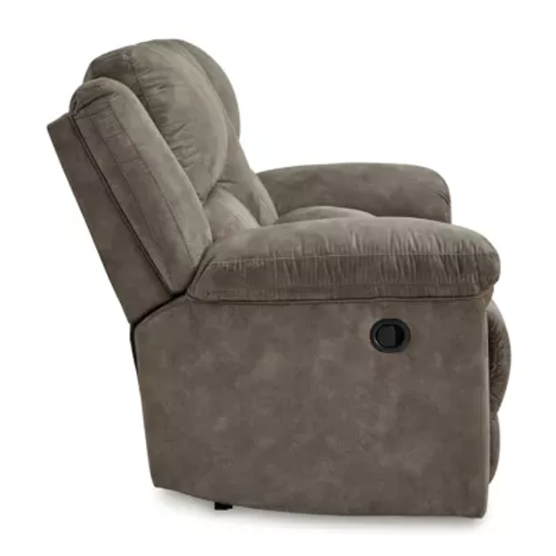 Signature Design by Ashley® Laresview Pad-Arm Motion Upholstered Reclining Loveseat