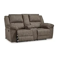 Signature Design by Ashley® Laresview Pad-Arm Motion Upholstered Reclining Loveseat
