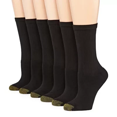 Gold Toe Sport Womens 6 Pair Crew Socks