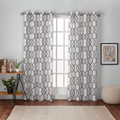 Exclusive Home Curtains Kochi Grommet Top Light-Filtering Set of 2 Curtain Panel