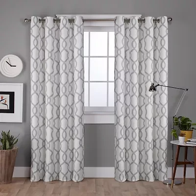 Exclusive Home Curtains Kochi Grommet Top Light-Filtering Set of 2 Curtain Panel