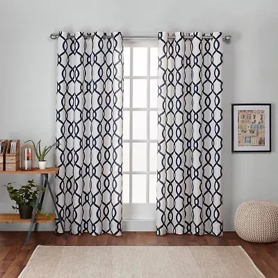 Exclusive Home Curtains Kochi Grommet Top Light-Filtering Set of 2 Curtain Panel