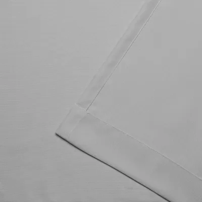 Exclusive Home Curtains Solid Tab Top Light-Filtering Set of 2 Outdoor Curtain Panel