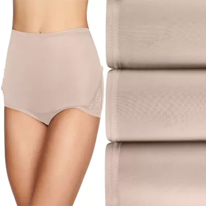 Vanity Fair® Perfectly Yours® Lace Nouveau® Nylon 3 Pack Brief Panty - 13011