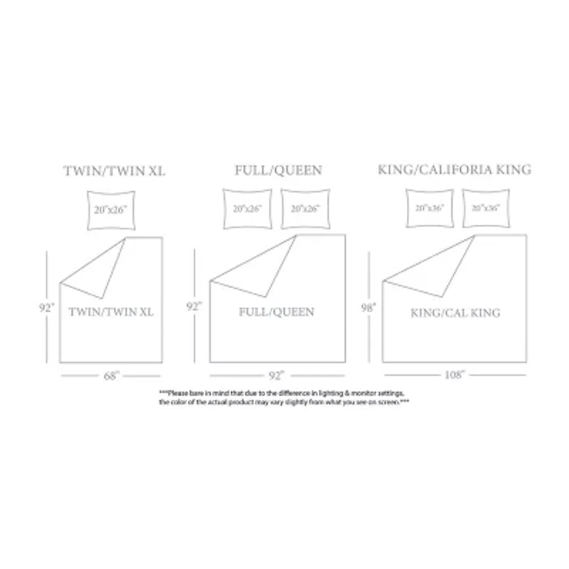 Swift Home Lightweight Oversized Enzyme Washed Crinkle Quilt Coverlet Bedspread Set