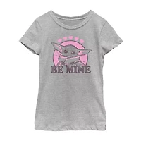 Little & Big Kid Girls Crew Neck Short Sleeve Regular Fit Star Wars Graphic T-Shirt