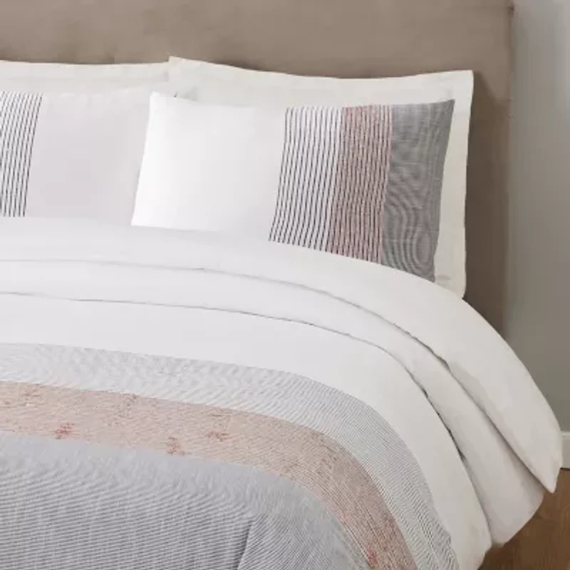 Laurel & Mayfair Holden 3-pc. Embroidered Duvet Cover Set