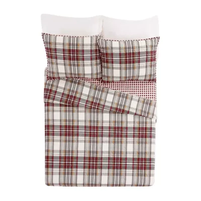 Laurel & Mayfair Camden Plaid 3-pc. Reversible Quilt Set