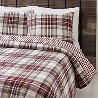 Laurel & Mayfair Camden Plaid 3-pc. Reversible Quilt Set