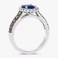 Le Vian® Grand Sample Sale™ Ring featuring 1 CT. Blueberry Tanzanite® 1/ CT. Nude Diamonds™ 1/5 CT. Chocolate Diamonds® set in 14K Vanilla Gold