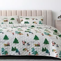 Linery Holiday Reversible Quilt Set