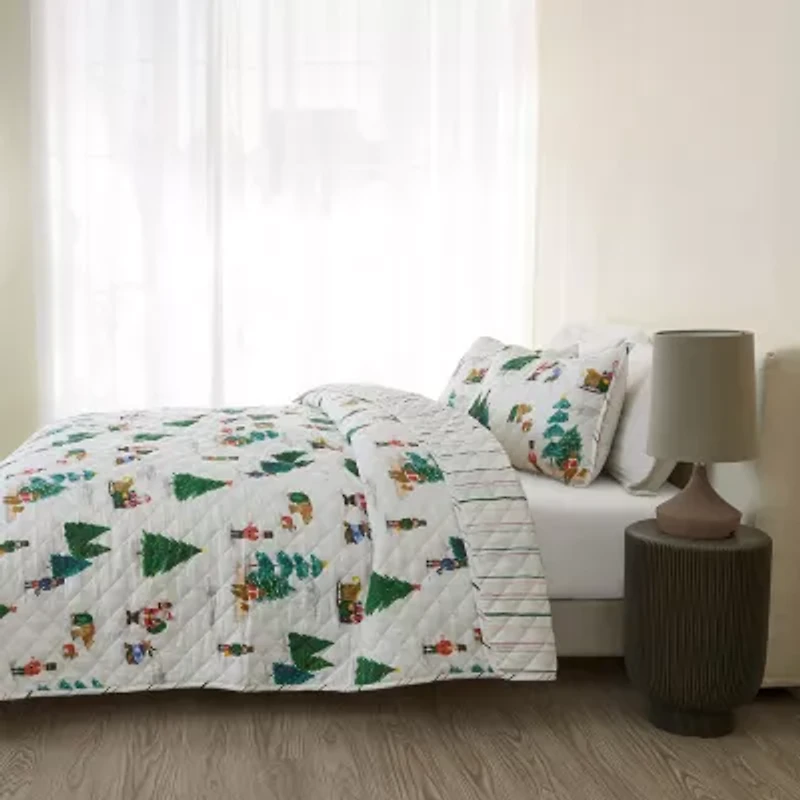 Linery Holiday Reversible Quilt Set