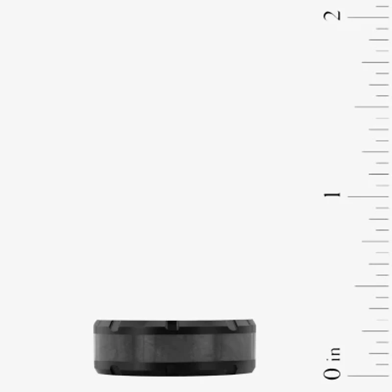 Mens 8MM Tungsten Band