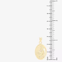 Saint Jude Unisex Adult 14K Gold Oval Pendant