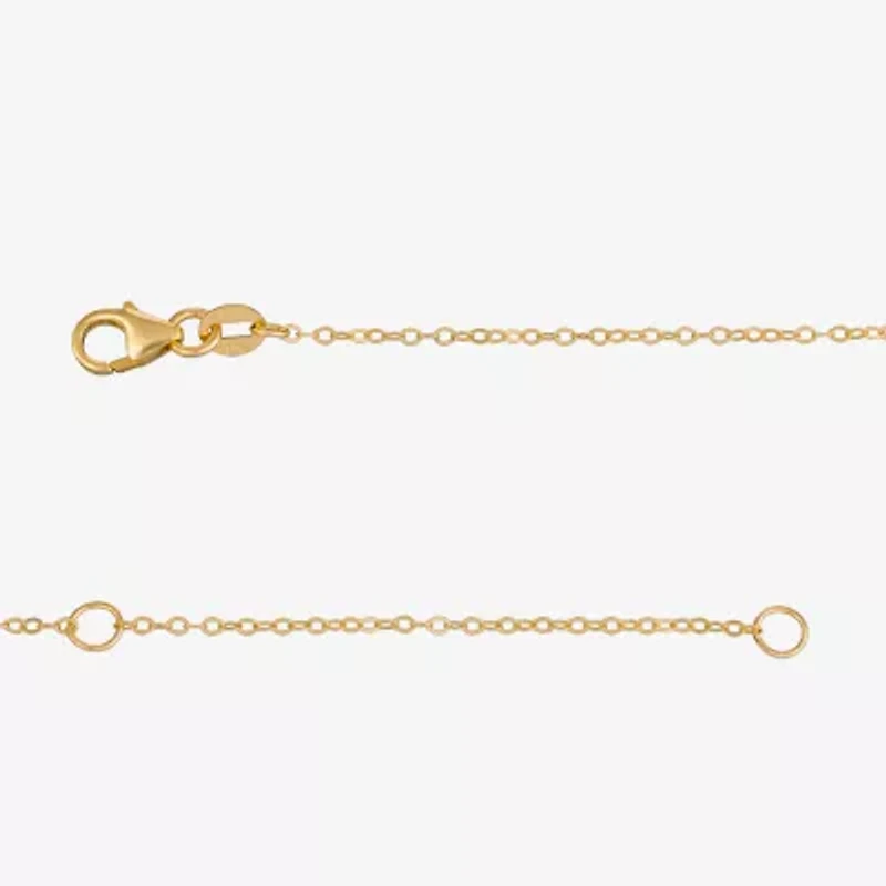 Made in Italy Womens 14K Gold 18 Inch Pendant Necklace