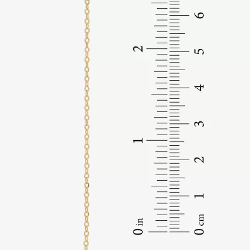 Made in Italy Womens 14K Gold 18 Inch Pendant Necklace