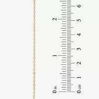 Made in Italy Womens 14K Gold 18 Inch Pendant Necklace