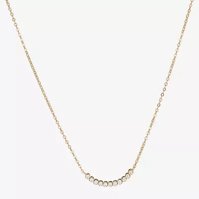 Made in Italy Womens 14K Gold 18 Inch Pendant Necklace