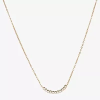 Made in Italy Womens 14K Gold 18 Inch Pendant Necklace