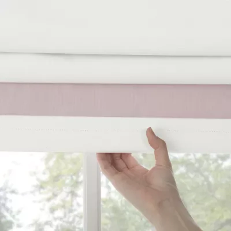 Sun Zero Hailey Energy Saving Cordless Blackout Roman Shade