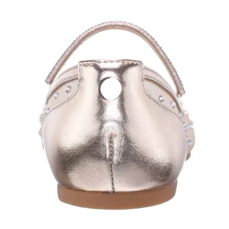 I. Miller Mercedes Little & Big Kid Girls Round Closed Toe Ballet Flats